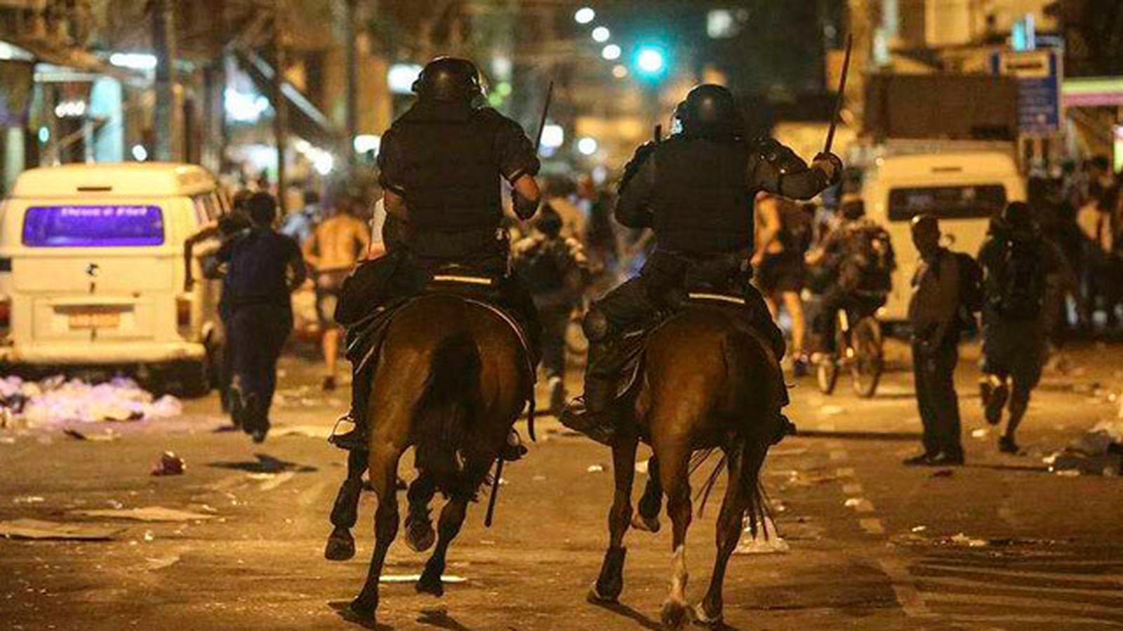 Disturbios en Brasil