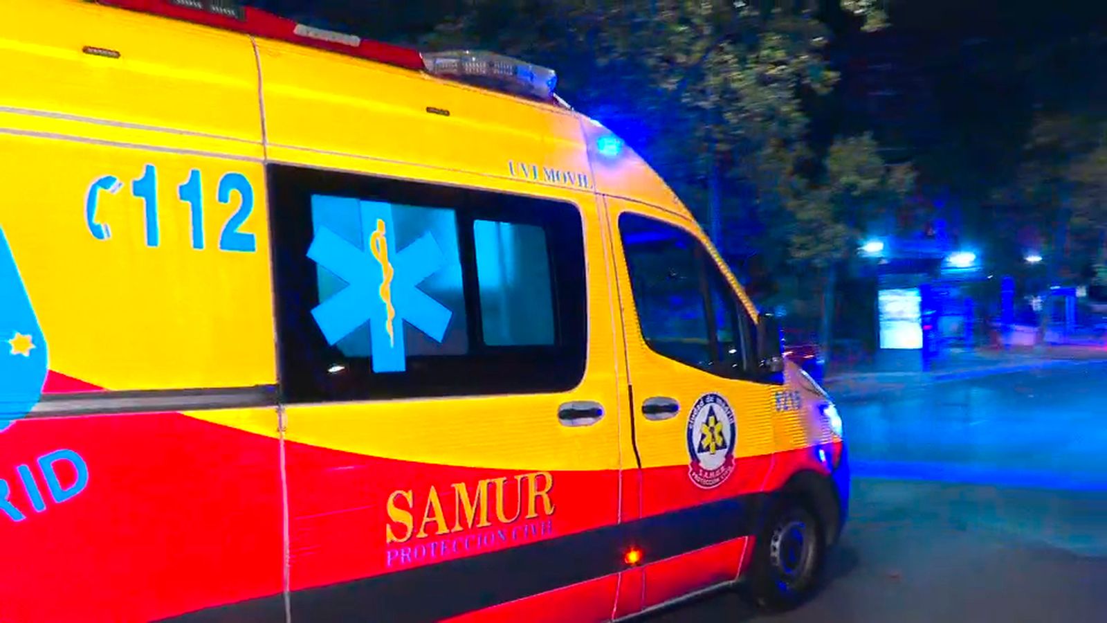 Ambulancia del SAMUR en Usera