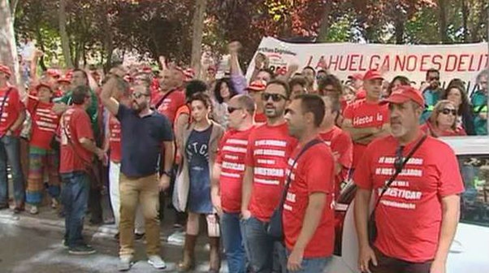 Comienza juicio a sindicalista de Coca-Cola Fuenlabrada con una concentración