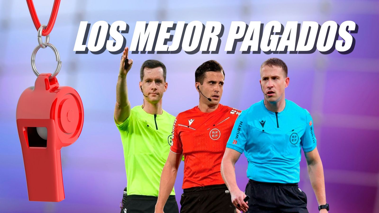 Los árbitros españoles son los mejor pagados del mundo