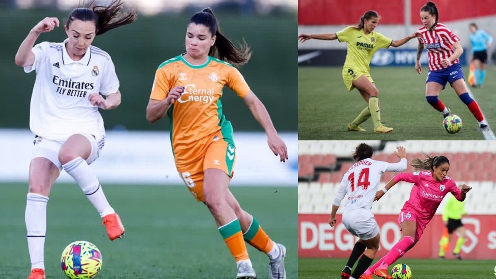 El Real Madrid, Atlético de Madrid y Madrid CFF