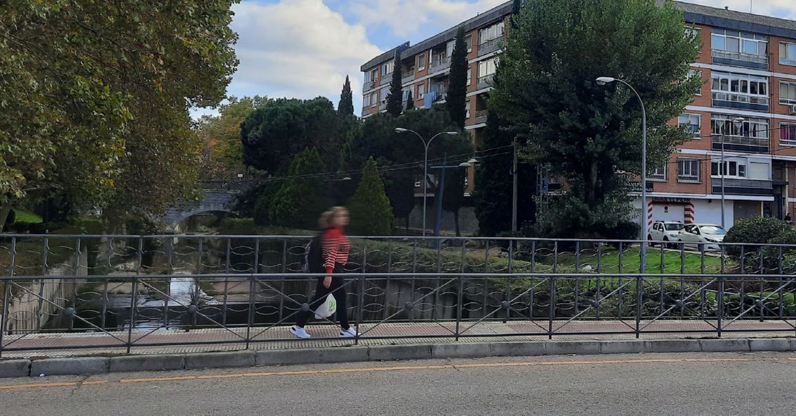 Puente sobre el río Guadarrama a su paso por Collado Villalba