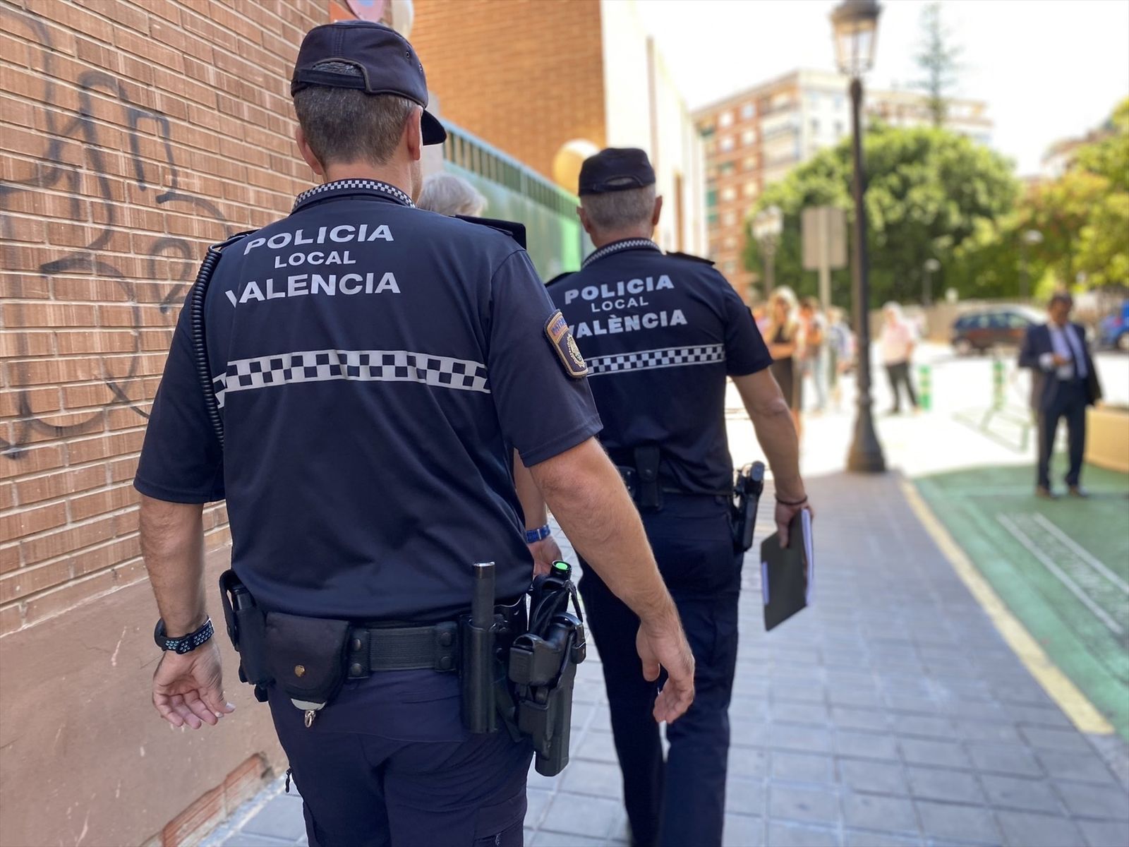 Agentes de la Policía Local de  Valencia