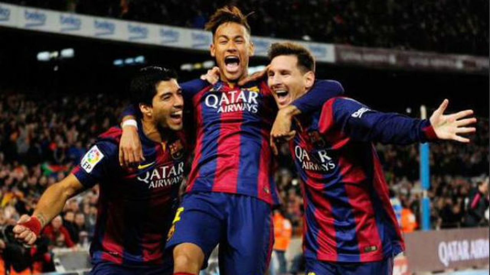Luis Suárez, Neymar y Messi