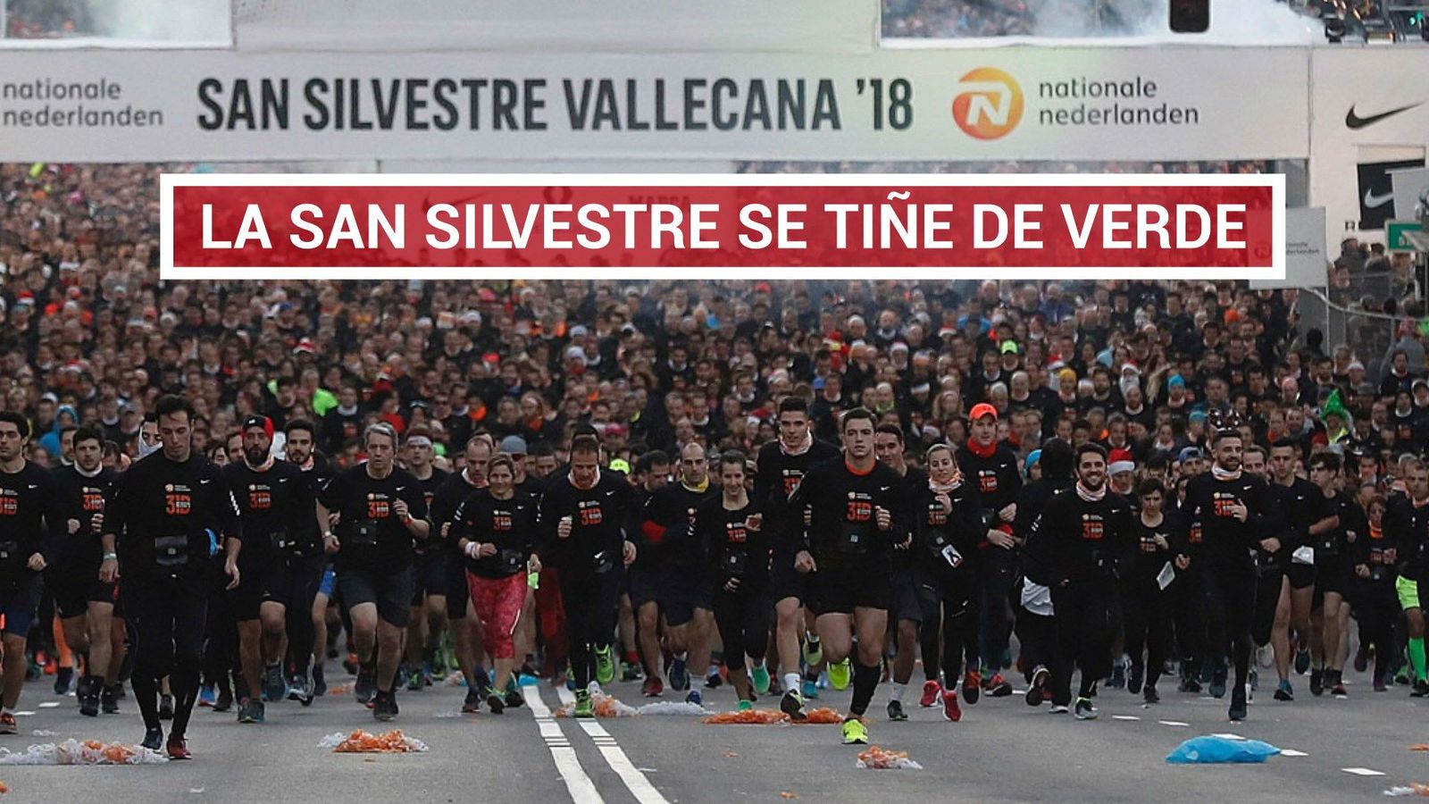Verde, el color de la San Silvestre Vallecana 2019