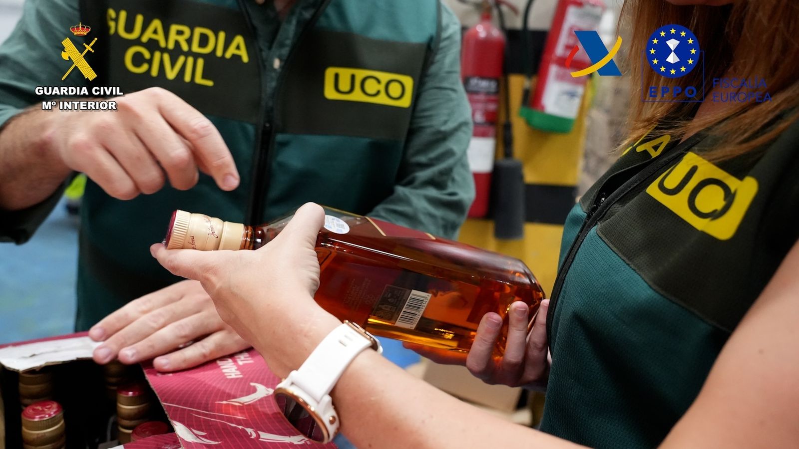 Organización que que defraudaba en el sector de las bebidas alcohólicas