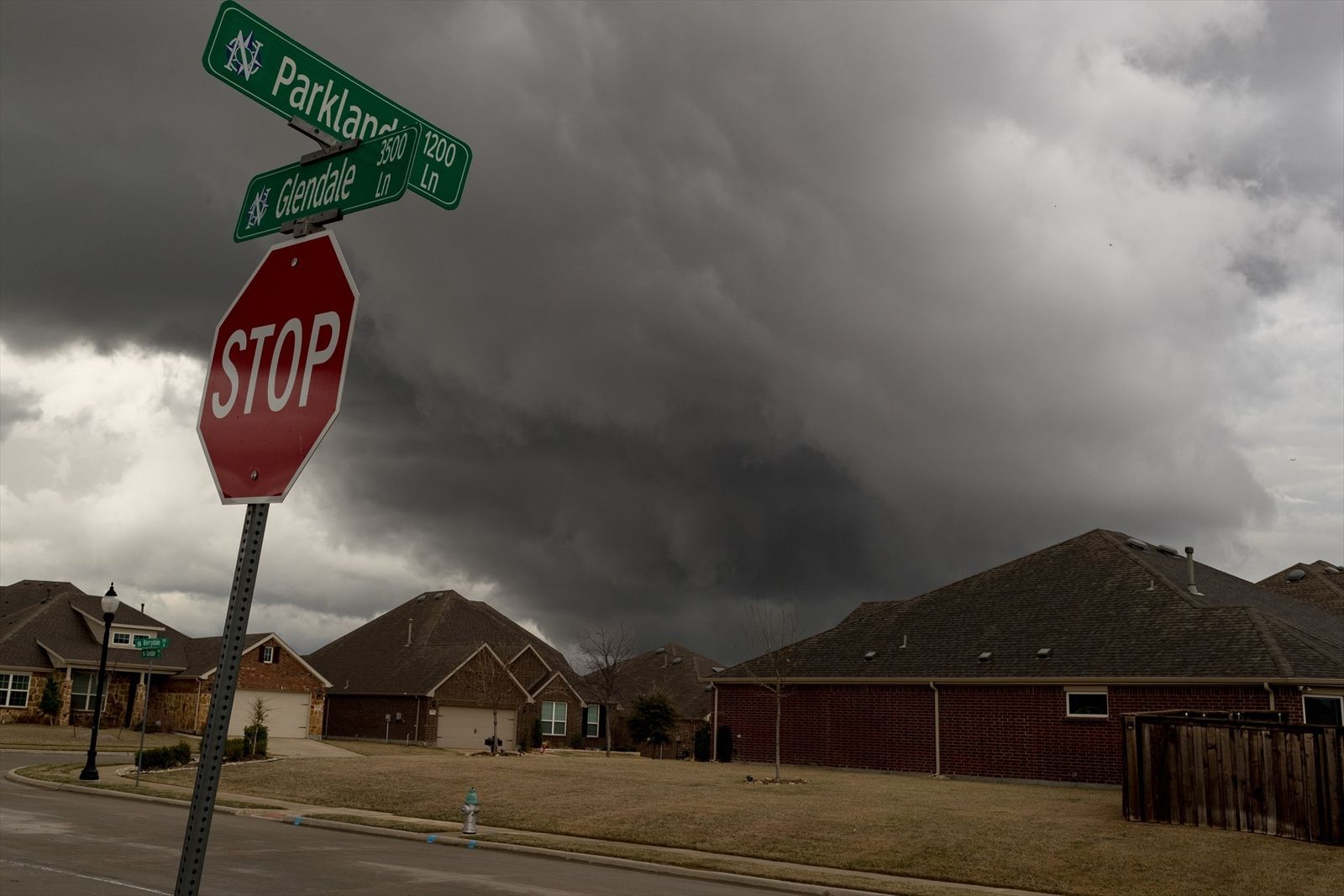 Tormenta en Northlake, Texas