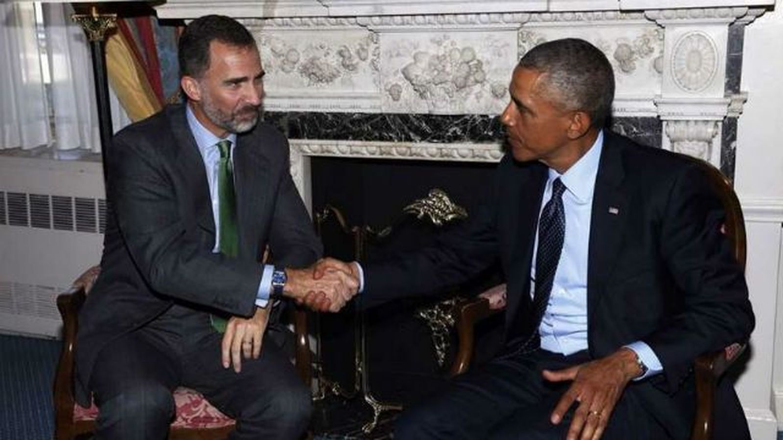 El Rey de España y Obama constatan la "buena sintonía" y "excelentes relaciones"