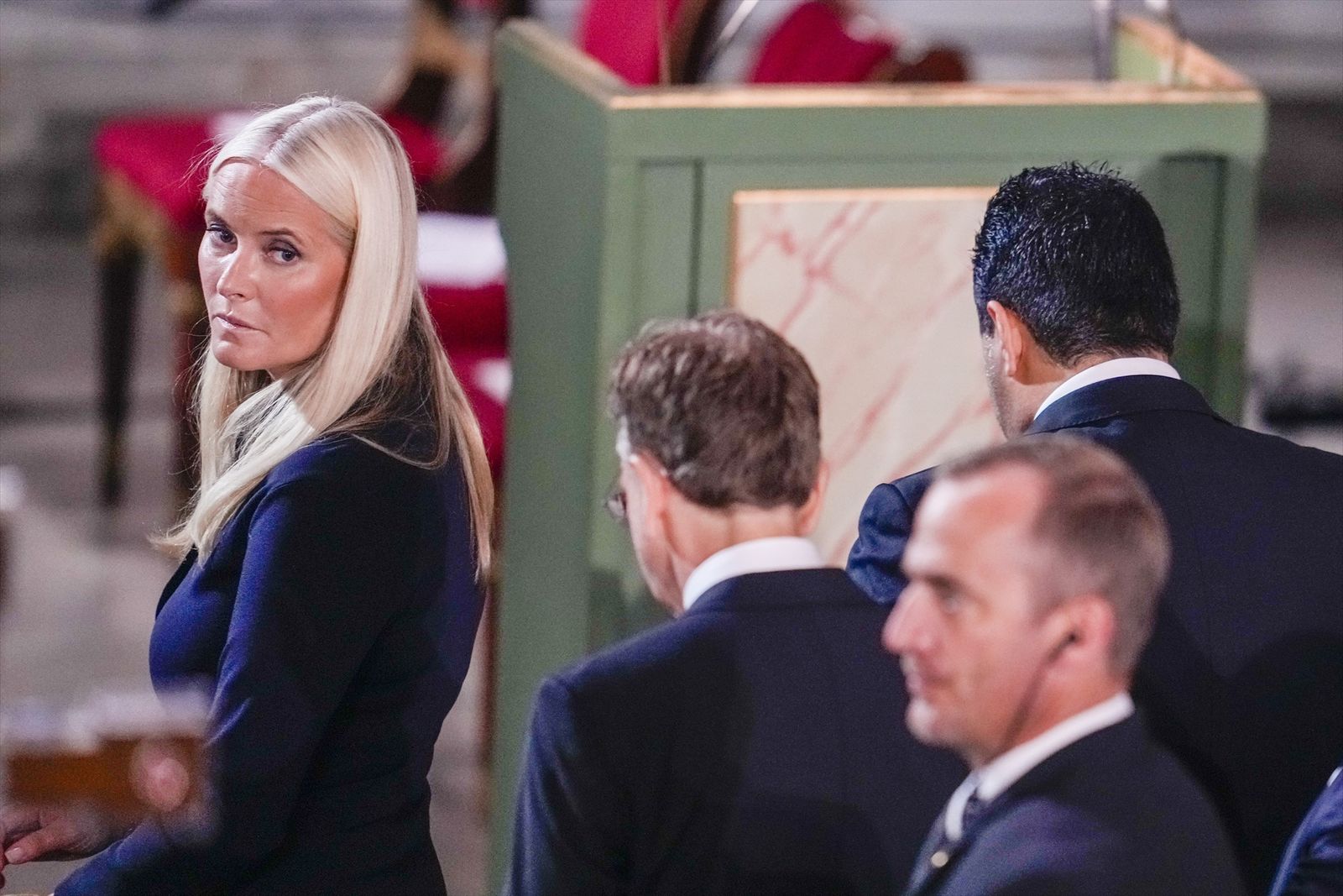 Princesa Mette-Marit en la Catedral de Oslo
