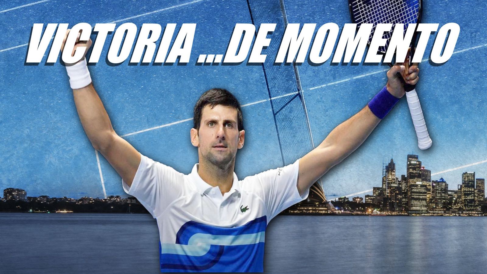 Djokovic gana la primera batalla para quedarse en Australia sin estar vacunado