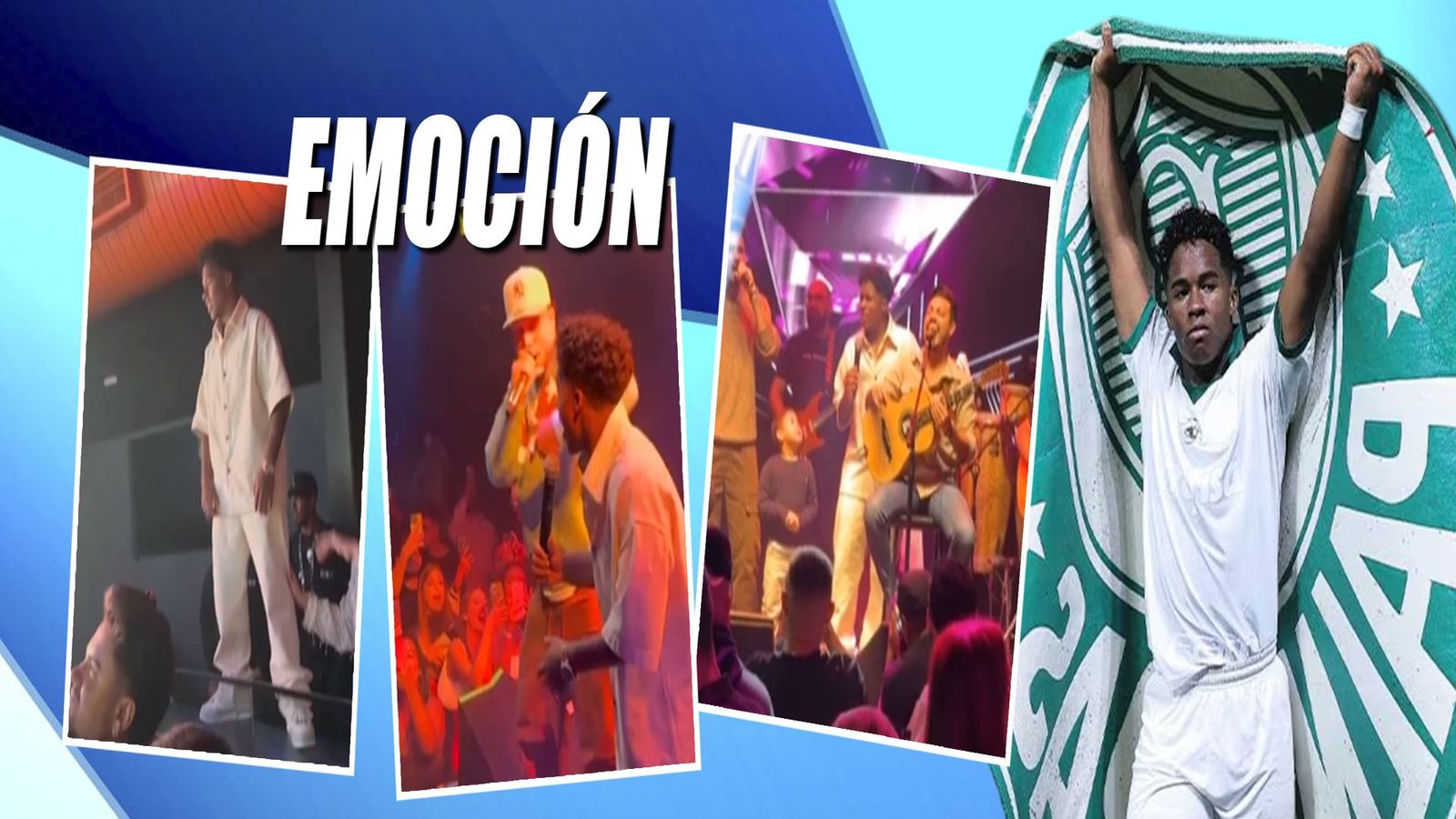 Fiestón de Endrick en su despedida del Palmeiras