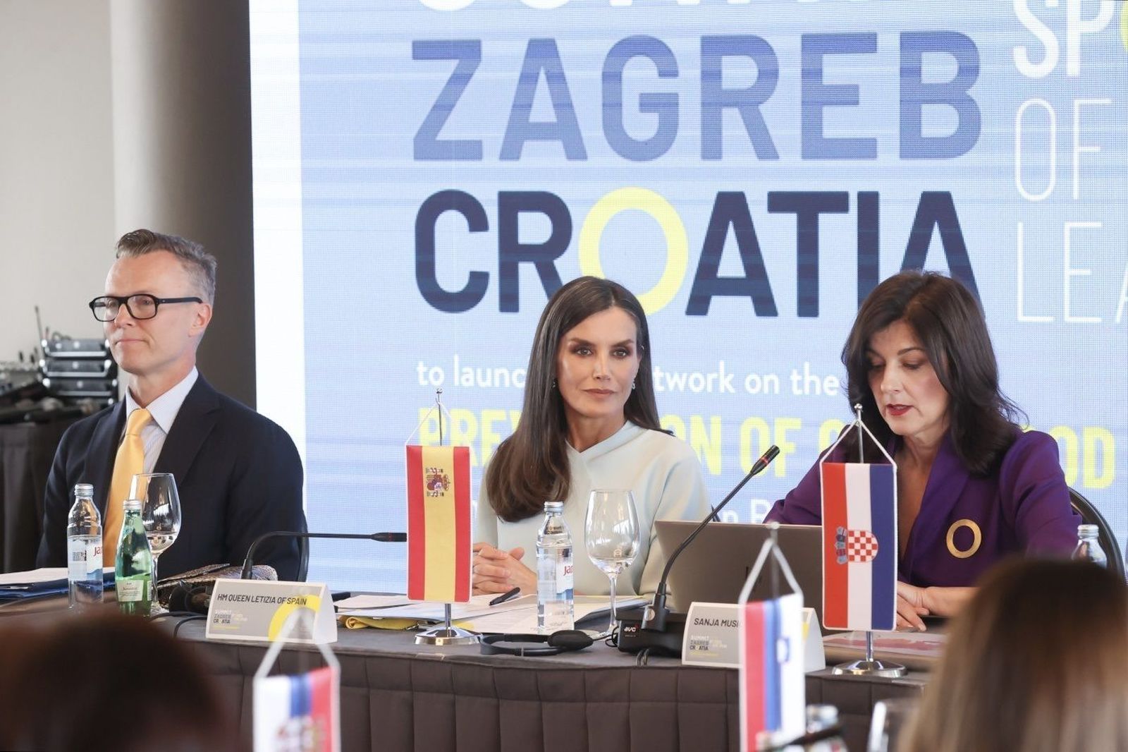 La reina Letizia destaca en un congreso en Zagreb la gravedad de la obesidad infantil
