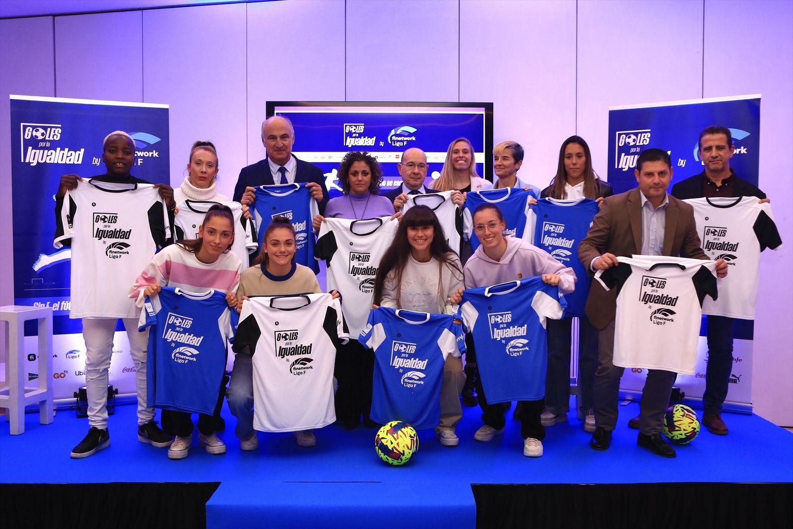 Foto de presentación del evento 'Goles por la Igualdad'