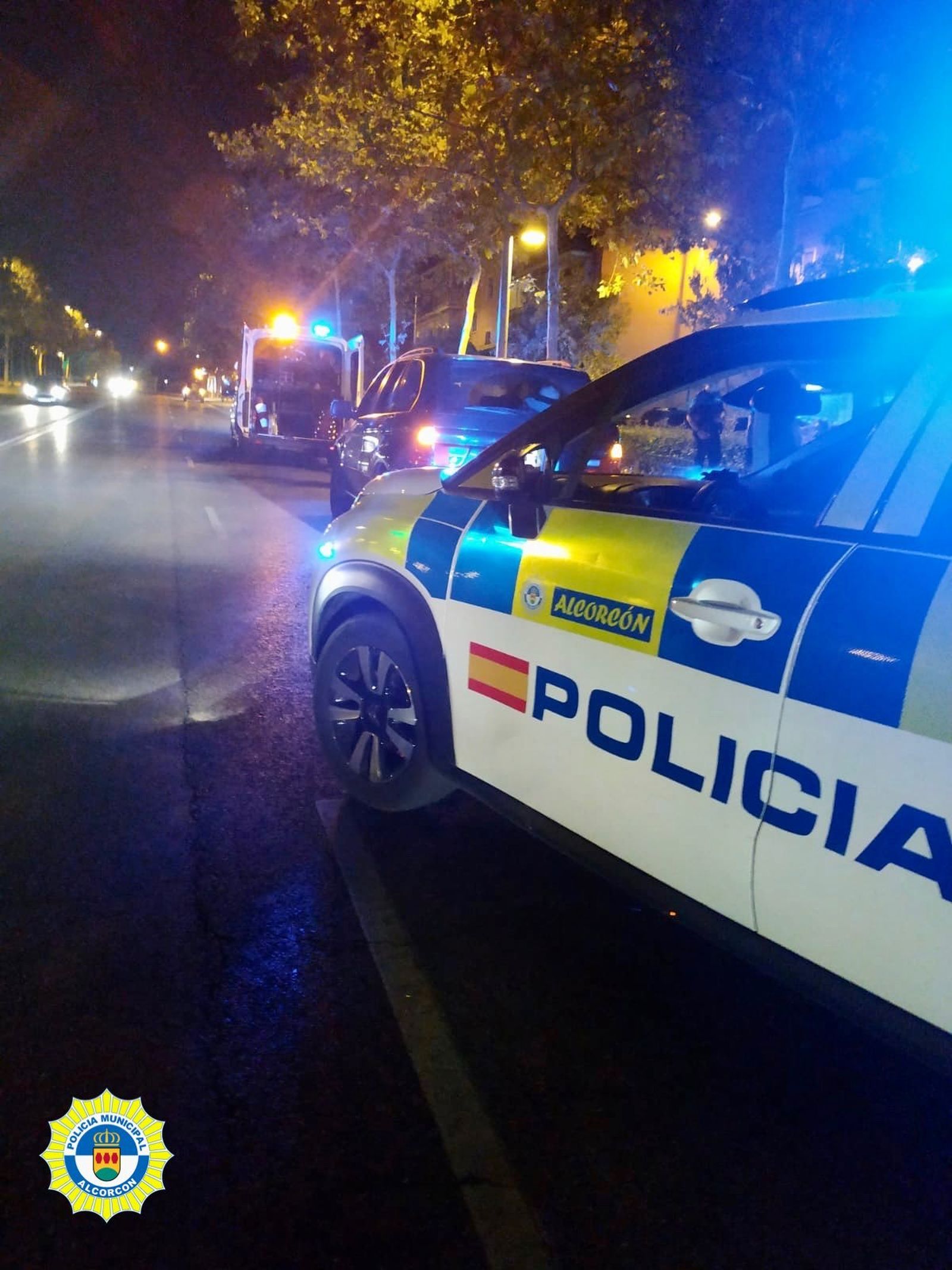 Un coche de la Policía Local de Alcorcón