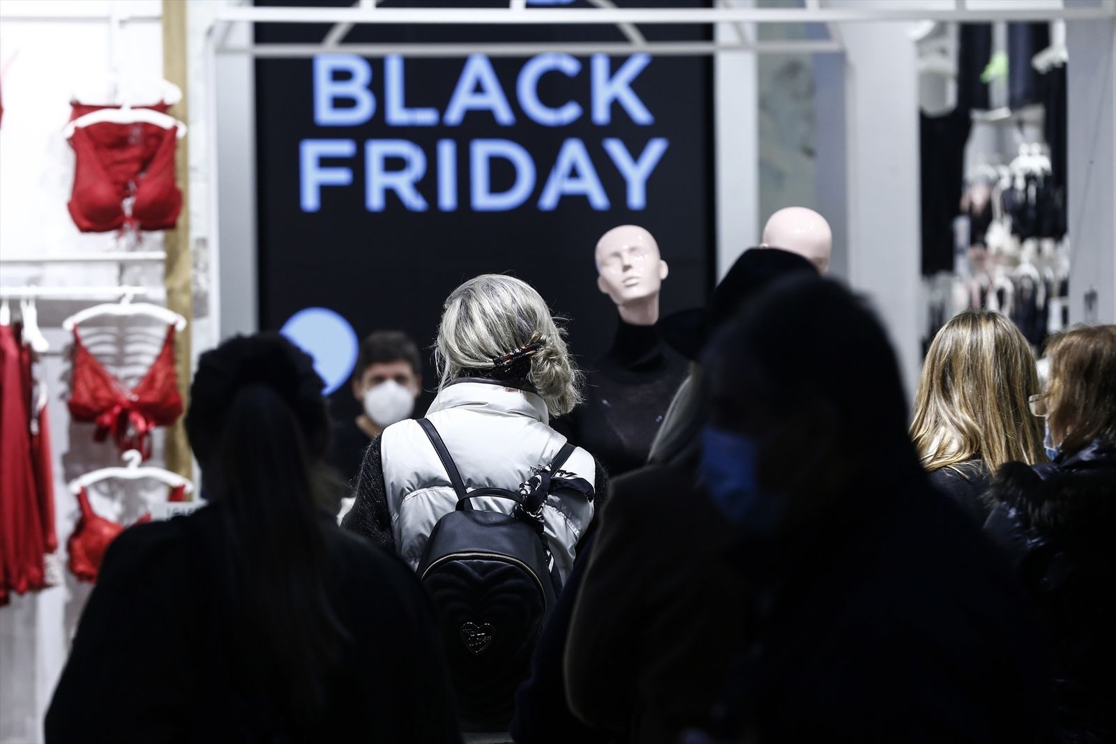 Tienda durante Black Friday