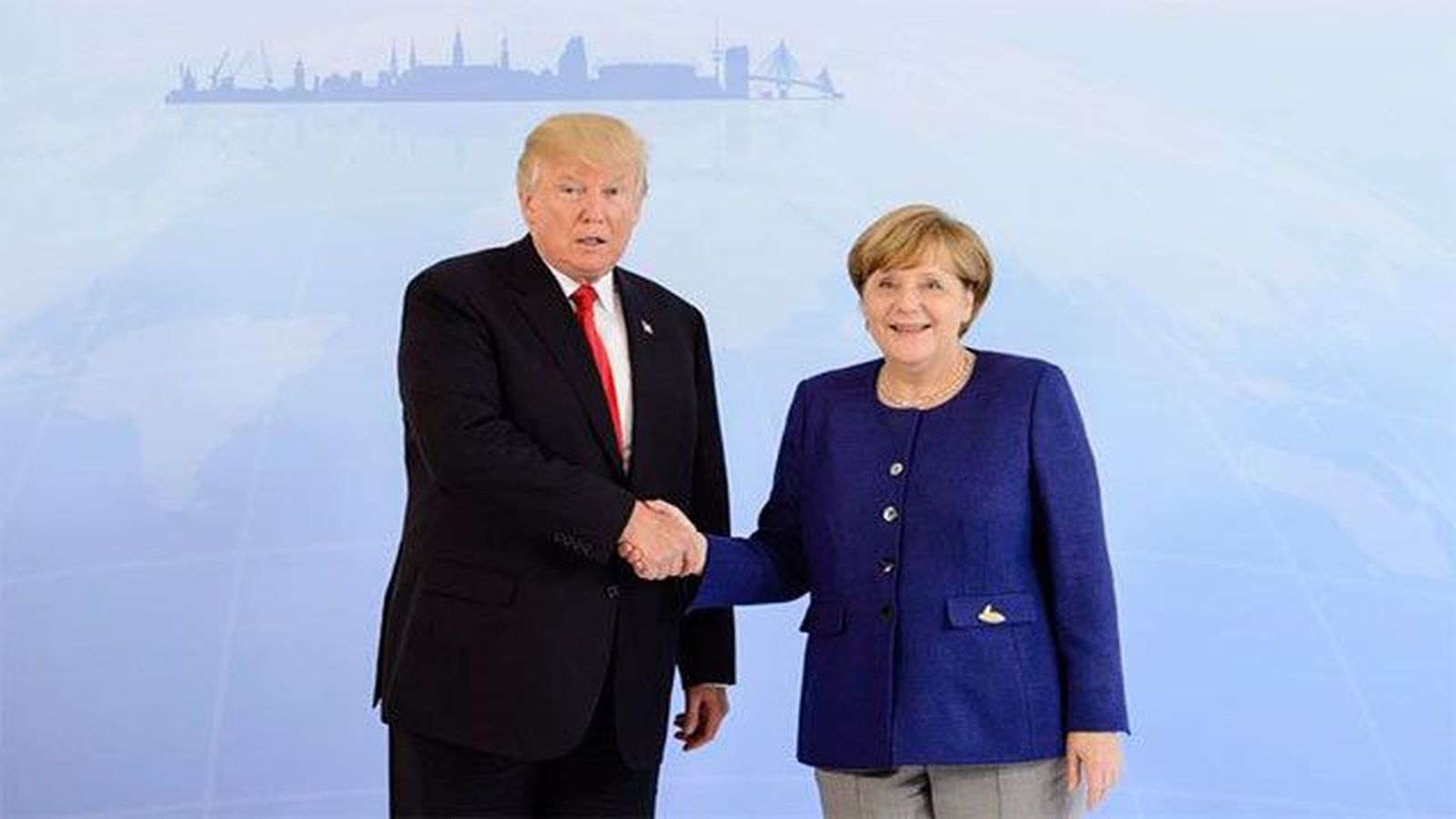 Merkel y Trump se entrevistan en Hamburgo antes de la cumbre del G20