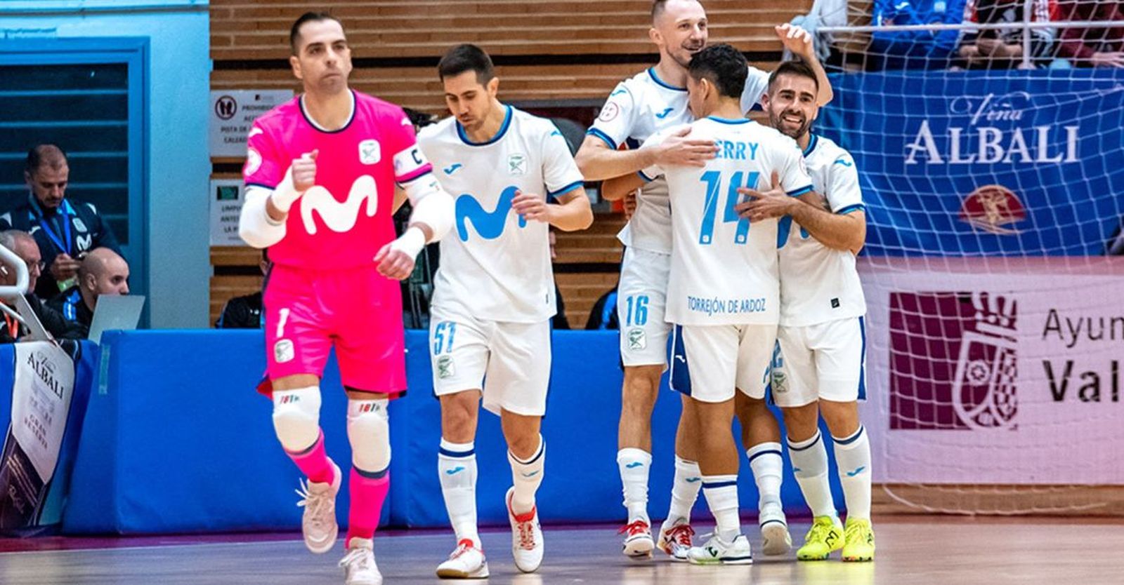 Movistar Inter, líder de la liga de fútbol sala