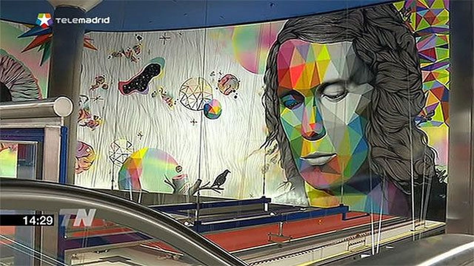 Un mural de Paco de Lucía le recordará en la estación de Metro que lleva su nombre