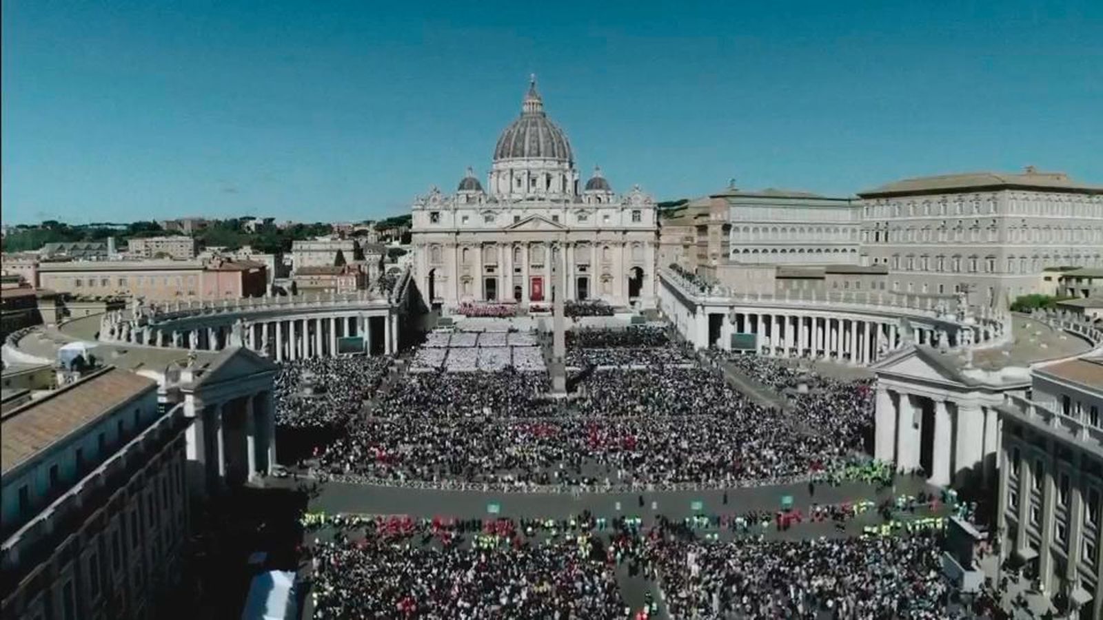 200.000 fieles despiden al papa Francisco en la plaza de San Pedro
