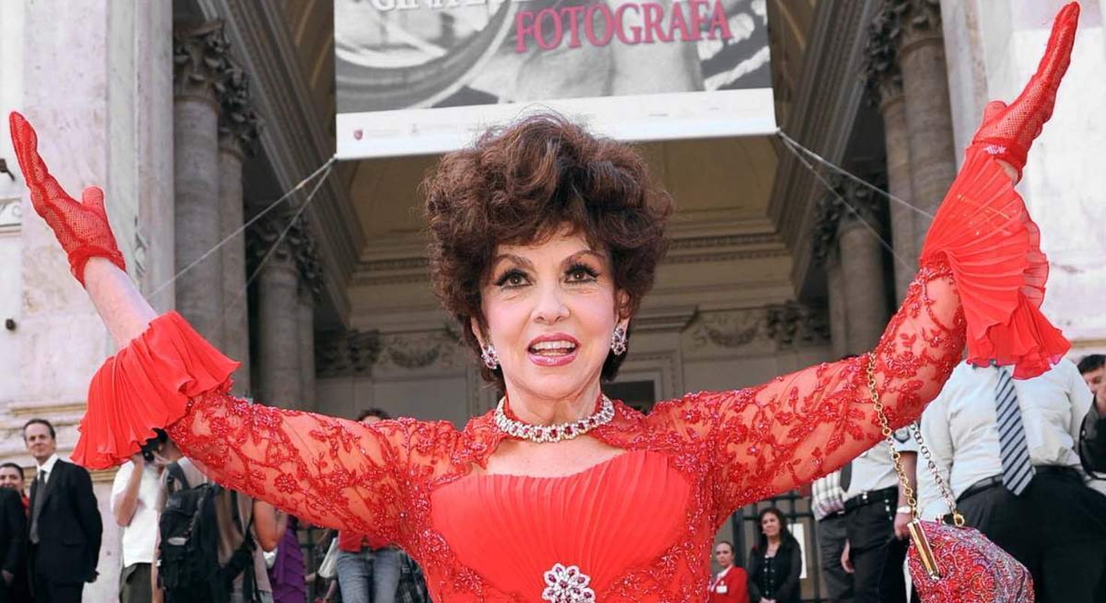 La actriz italiana Gina Lollobrigida