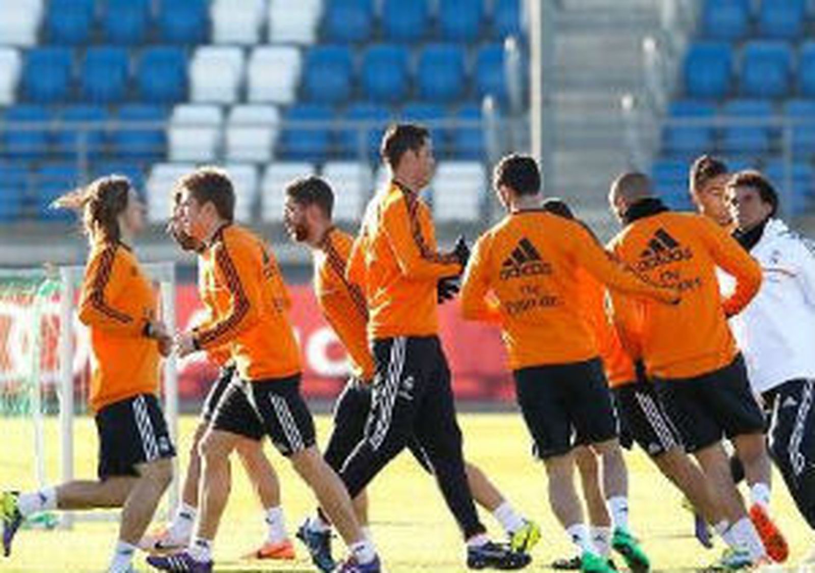 Entrenamiento del Real Madrid
