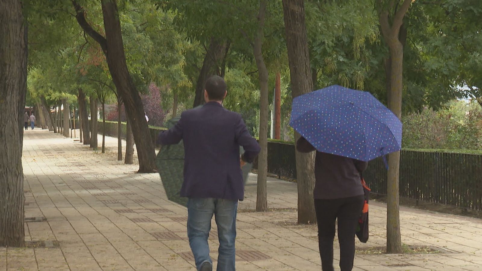 El otoño llega a Madrid: Lluvias y bajada de temperaturas arrastrados por la DANA 'Adam'