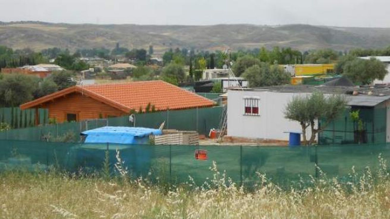 Asentamiento ilegal en Morata de Tajuña