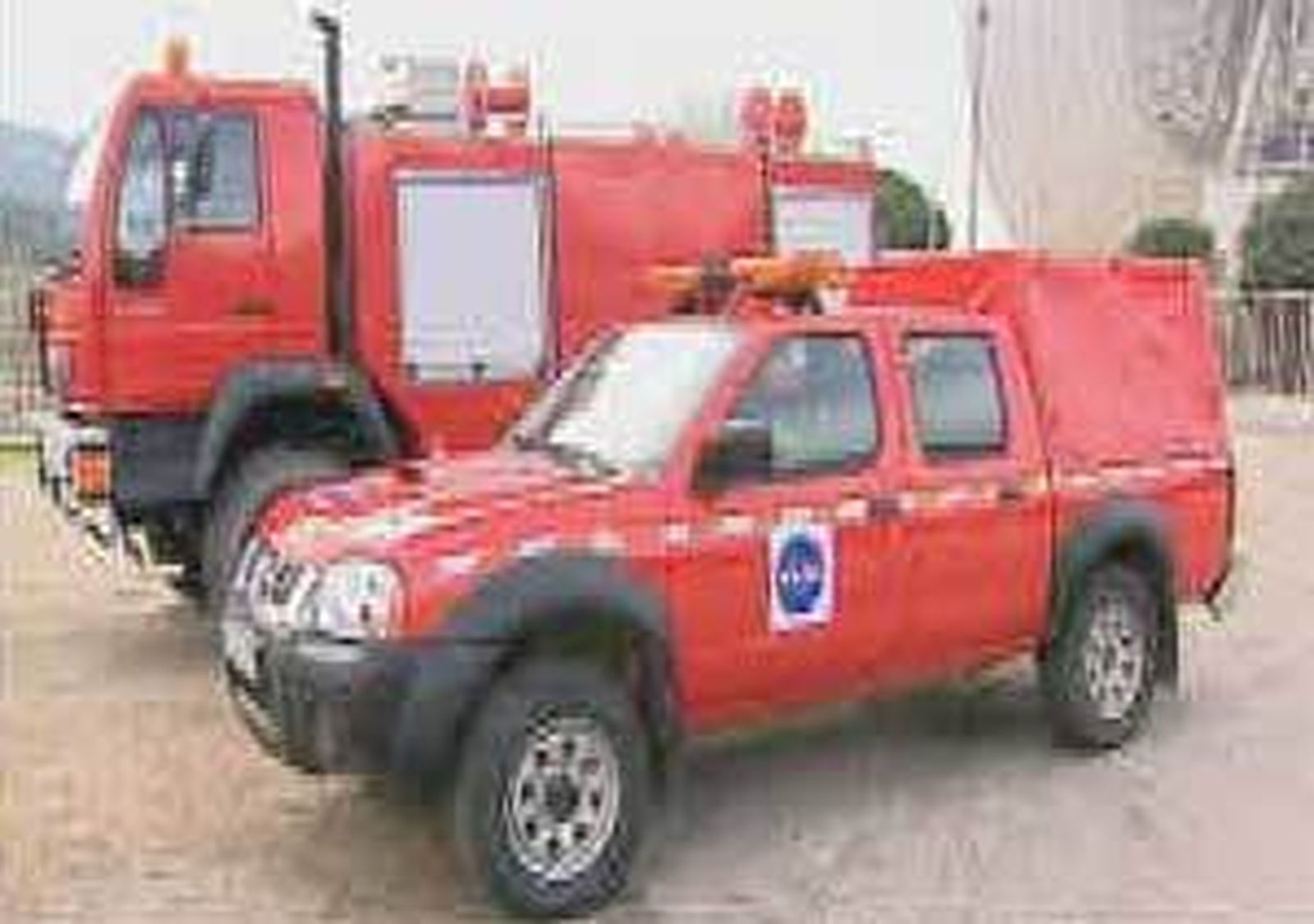 La NASA y la Comunidad de Madrid intercambian sendos vehículos para la extinción de incendios