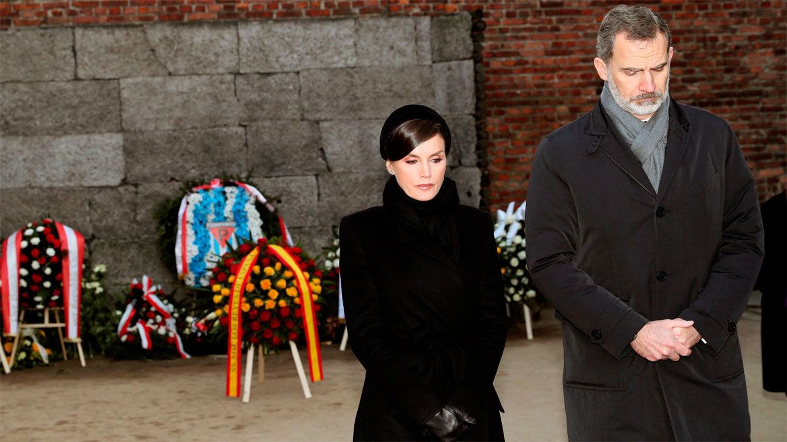 Los Reyes participan en el 75 aniversario de la liberación de Auschwitz