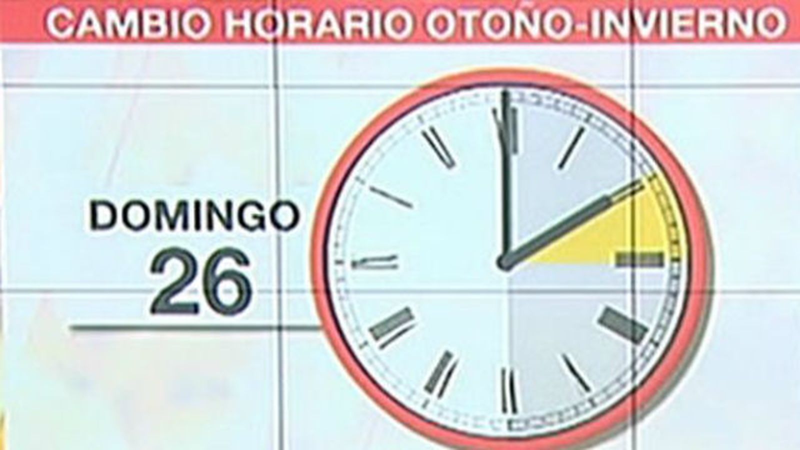 Cambio de hora