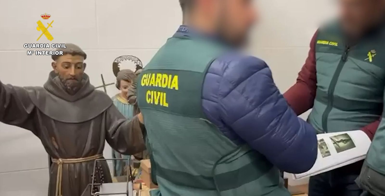 Operación de la Guardia Civil en el monasterio de Belorado