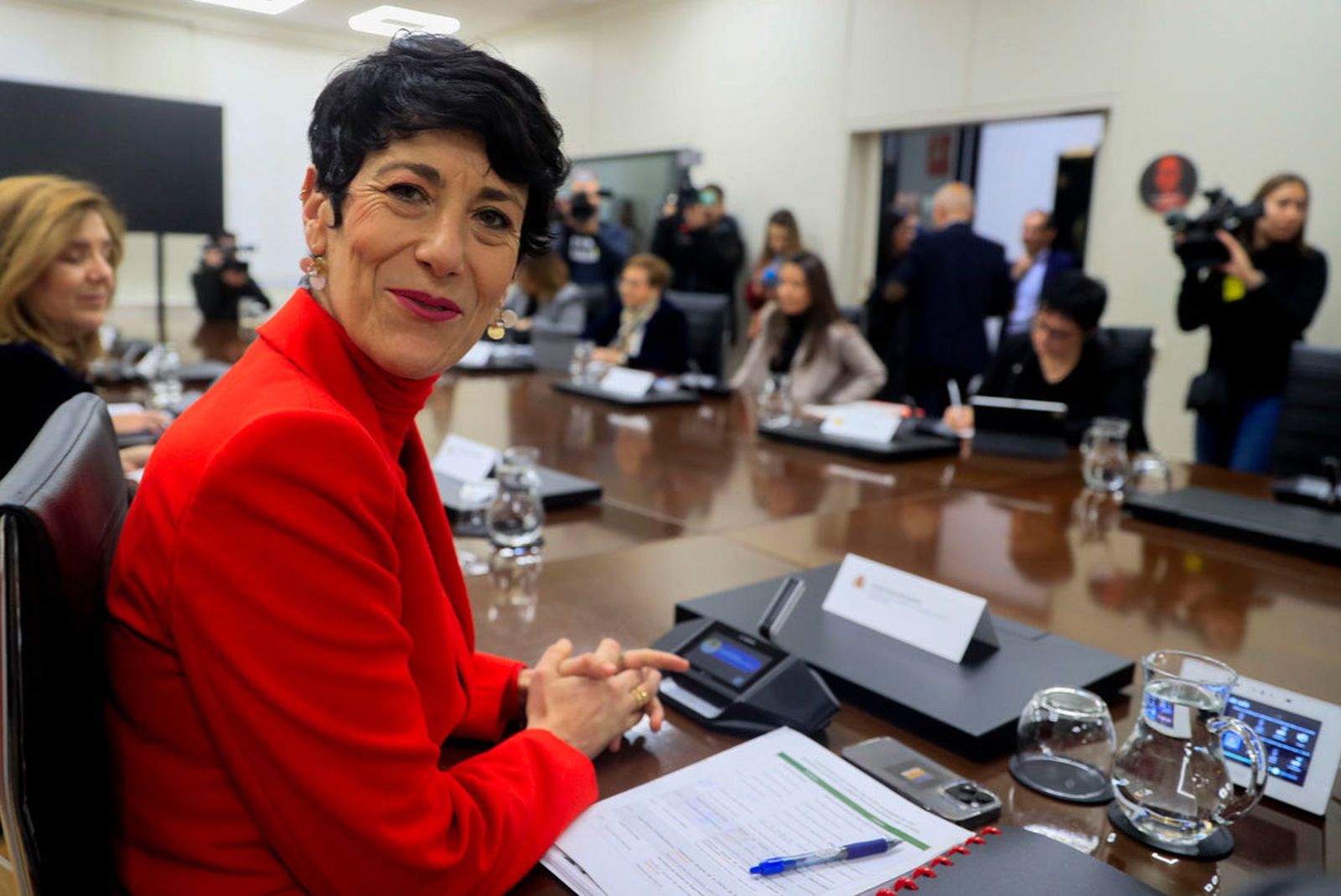 La ministra de Inclusión, Seguridad Social y Migraciones, Elma Saiz