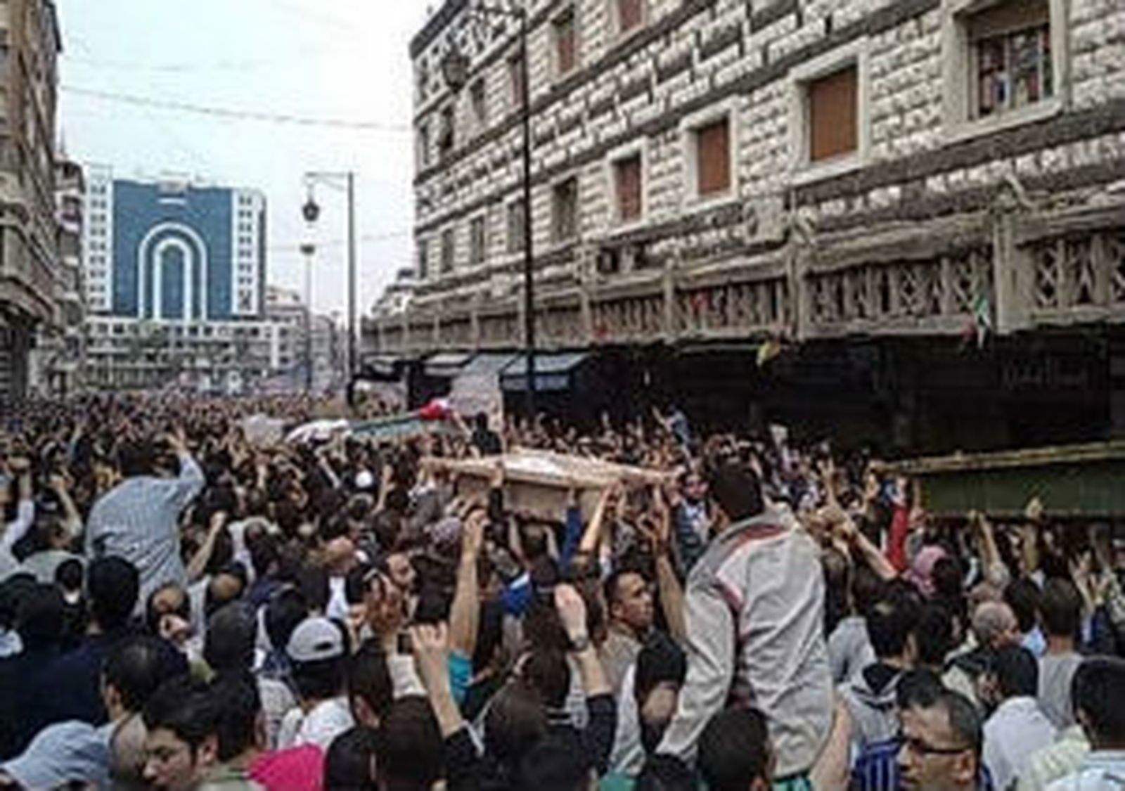 Manifestaciones en Siria