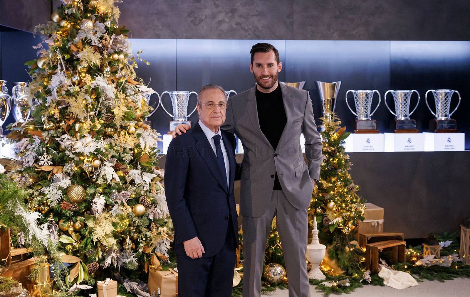 Florentino Pérez y Rudy Fernández