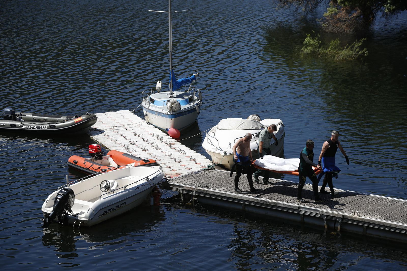 Encuentran los cuerpos de los dos desaparecidos en el embalse de Belesar, Lugo