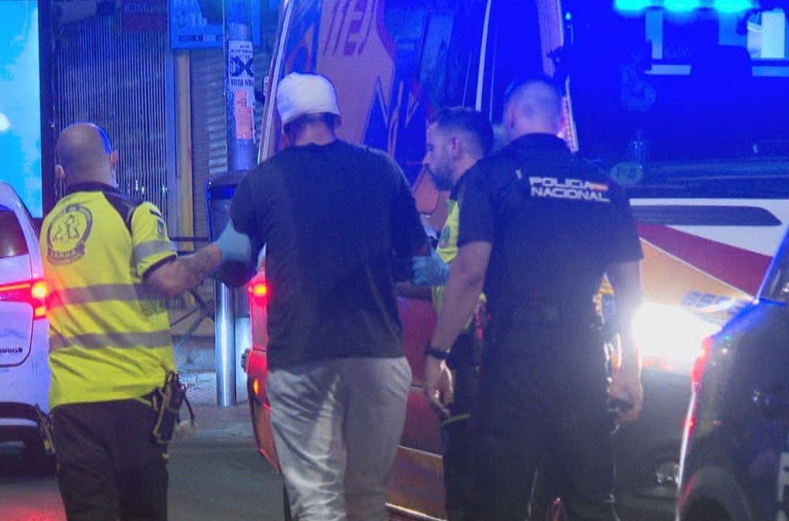 Pelea en Usera con un herido y dos detenidos