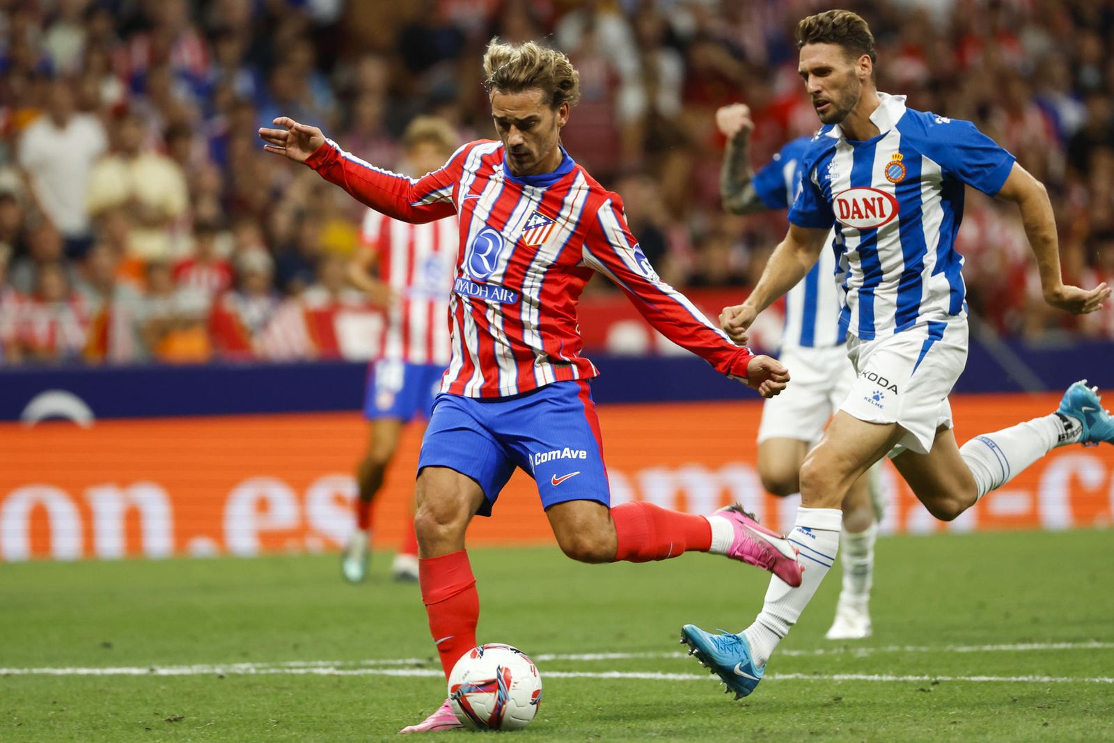 El delantero francés del Atlético de Madrid Antoine Griezmann