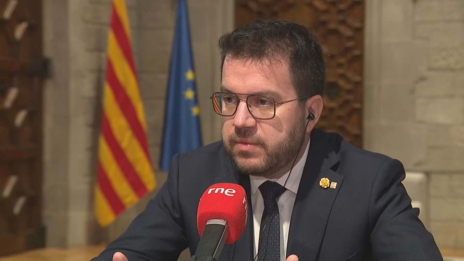 Pere Aragonès, presidente de la Generalitat de Cataluña