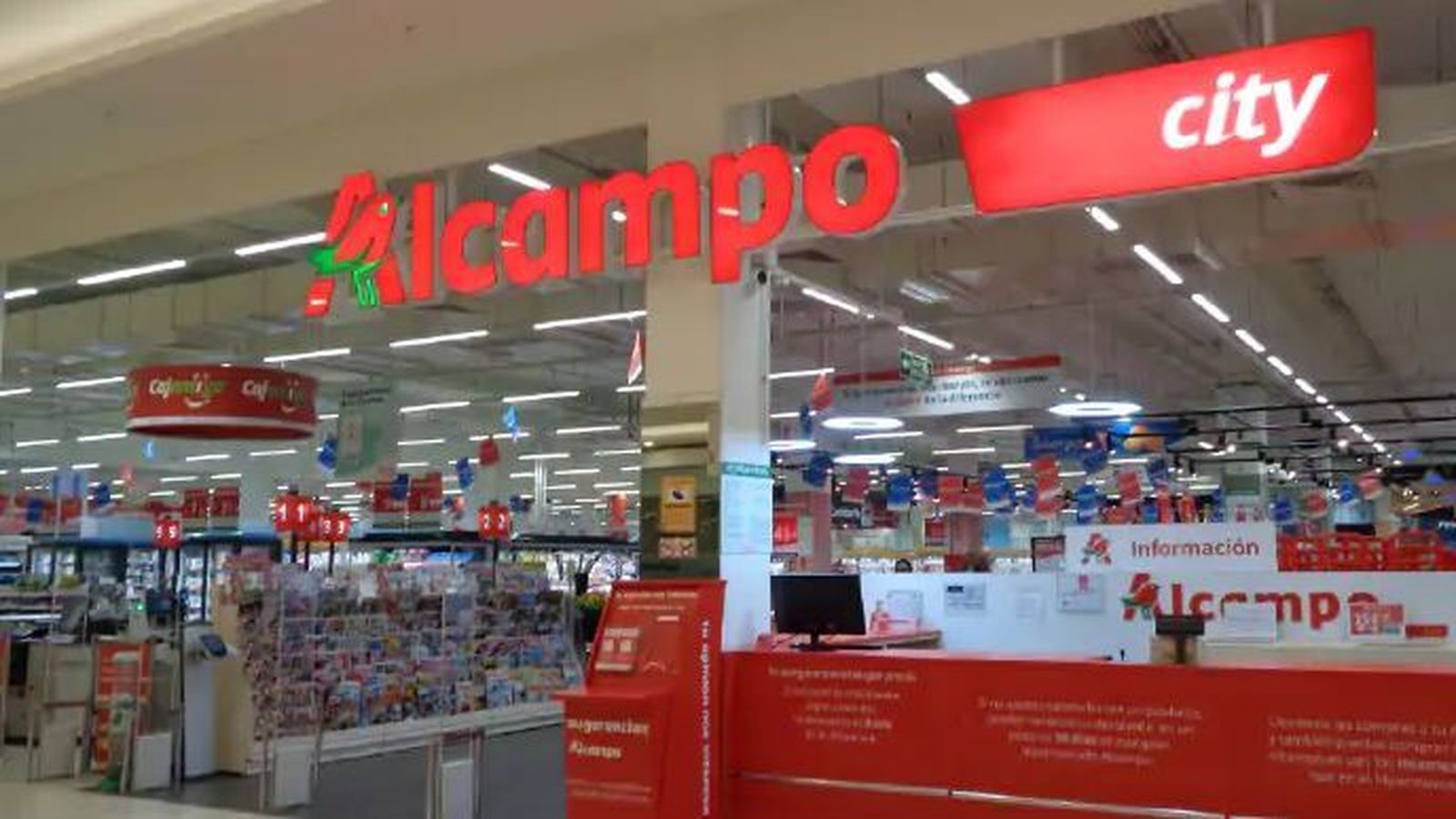 Entrada al Alcampo City del Centro Comercial Madrid Río 2