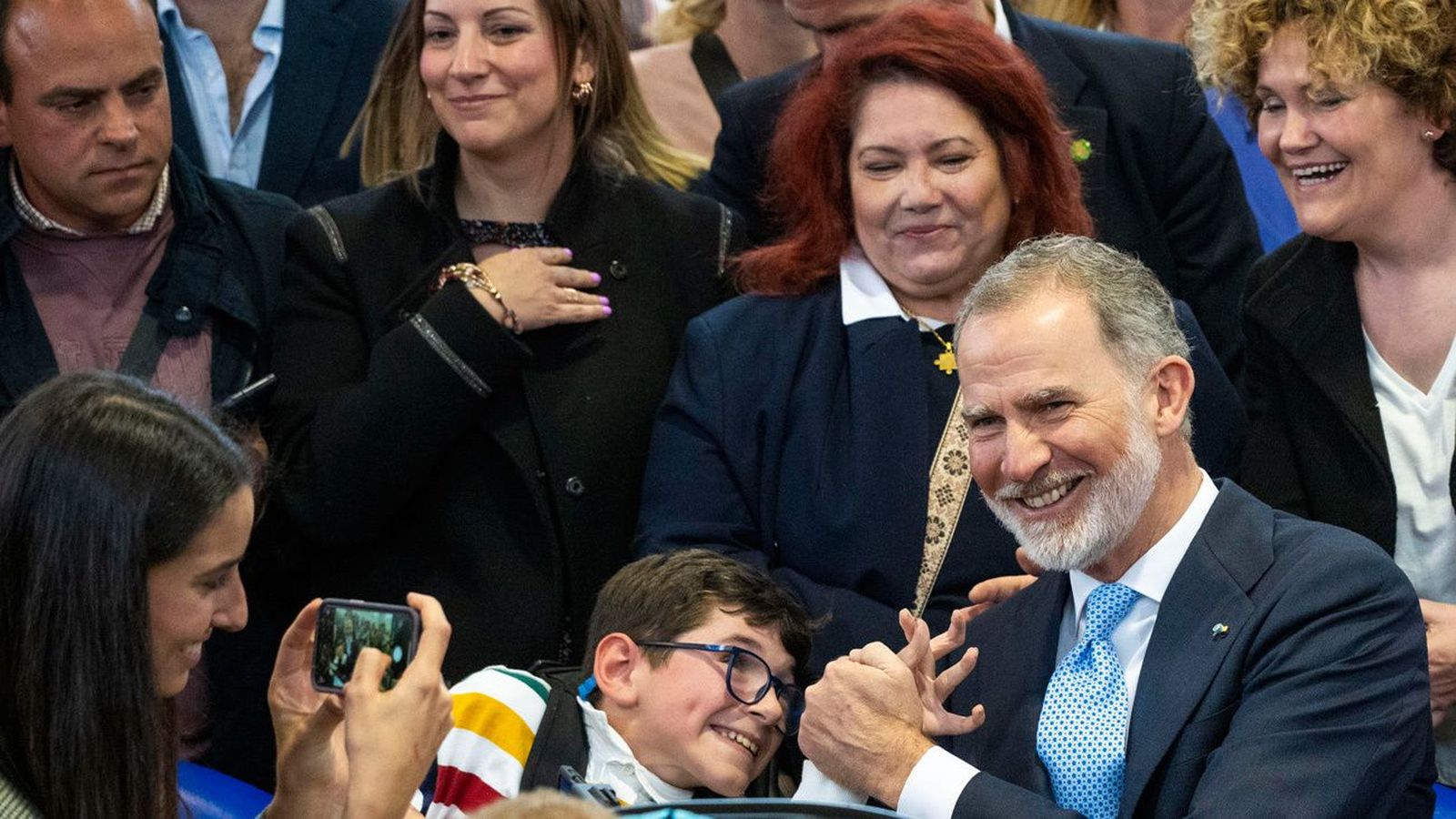 El rey entrega a un Centro de Educación Especial de Granada el Premio Princesa de Girona Escuela del año