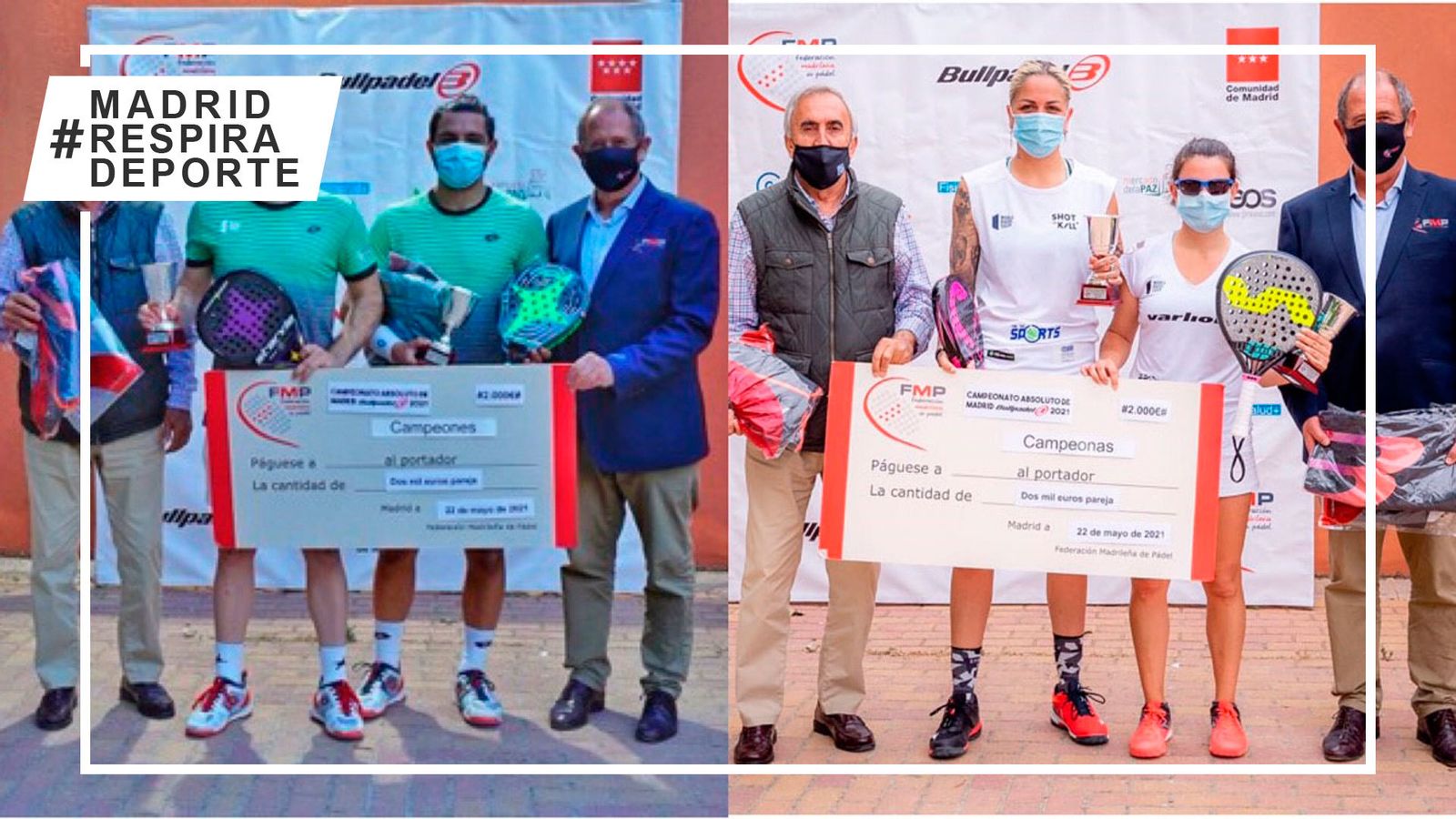 Campeones de Madrid de pádel