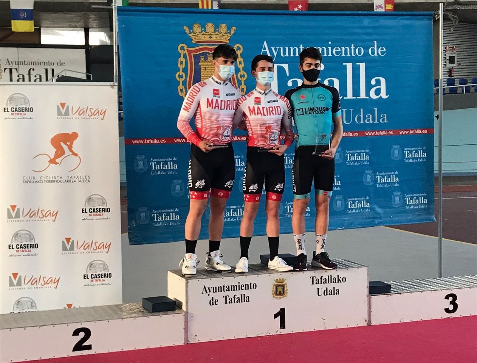 Ciclistas madrileños de pista