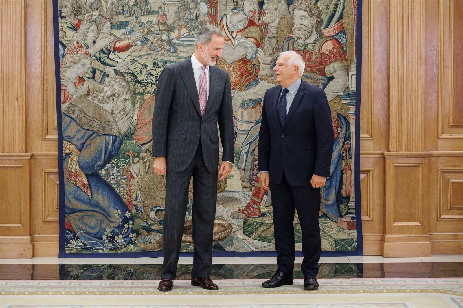 El Rey recibe en audiencia a Josep Borrell