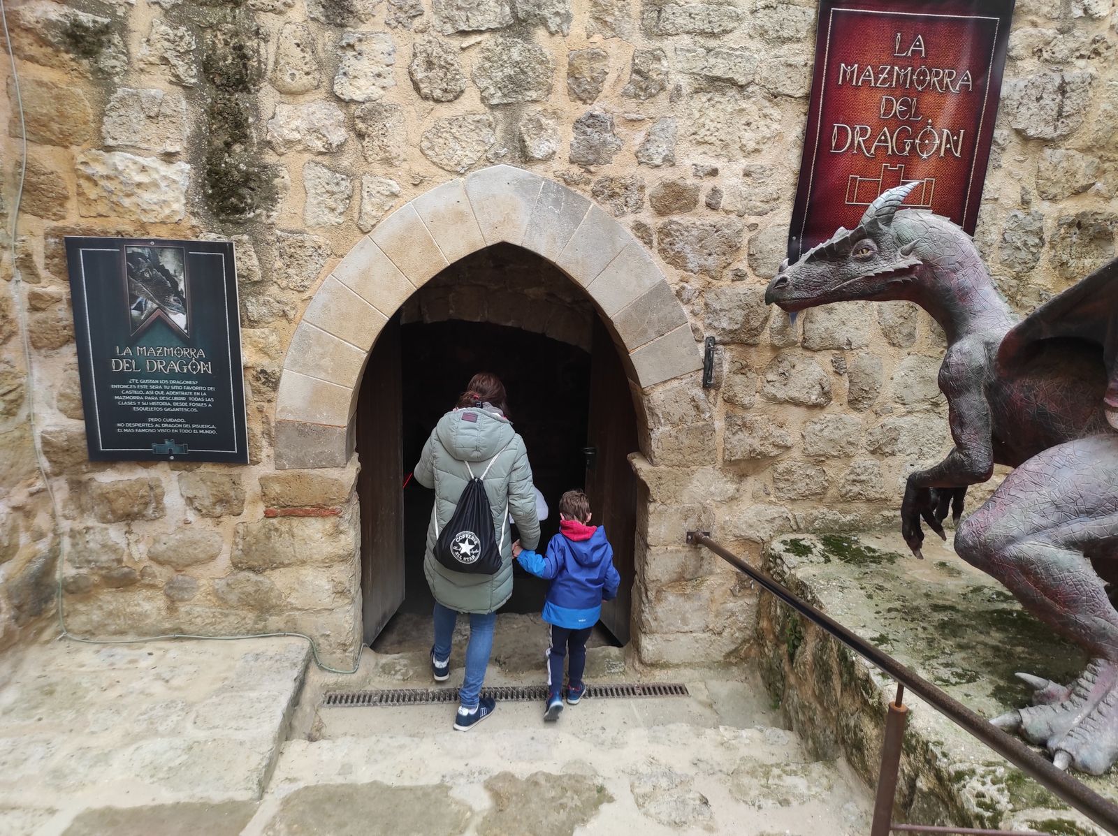 Bajando a la 'Mazmorra del dragón'