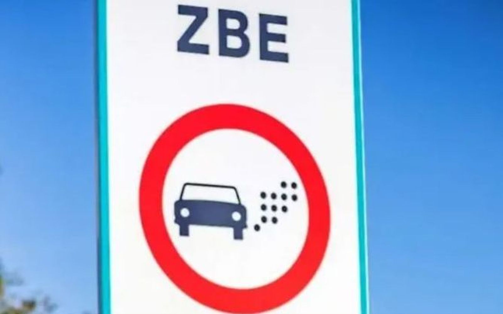 Señal de Zona de Bajas Emisiones