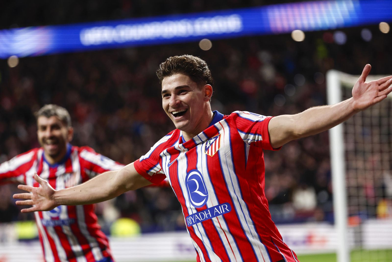 El delantero argentino del Atlético de Madrid Julián Álvarez