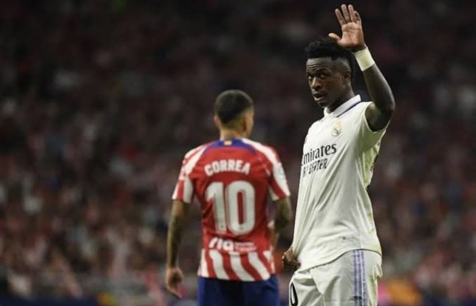Vinicius ante el Atlético de Madrid