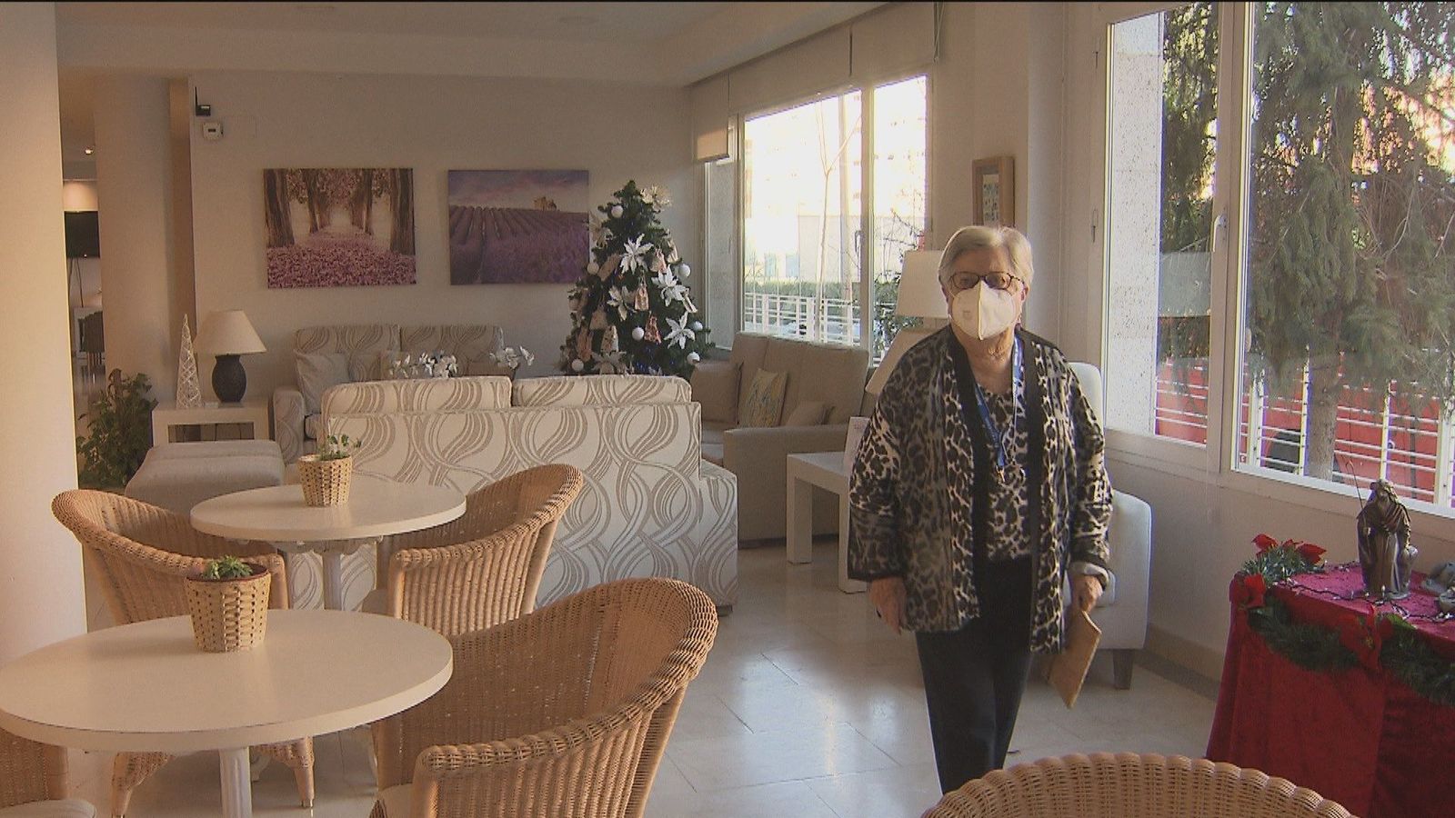 Las residencias de Madrid se preparan para la Navidad sin las restricciones del año pasado