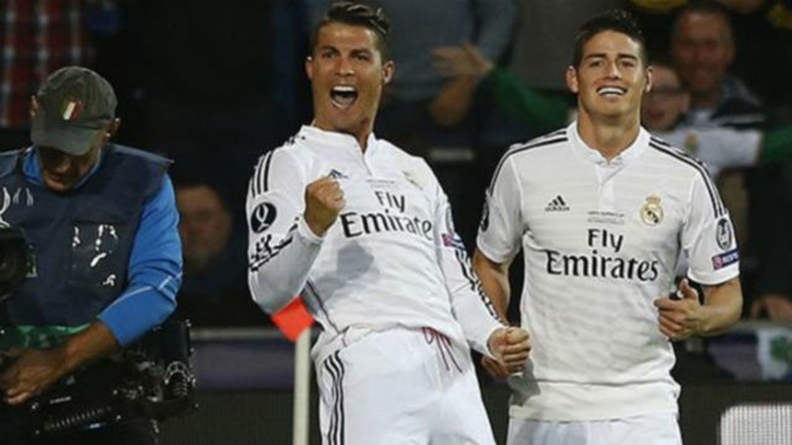 Cristiano Ronaldo y James Rodríguez
