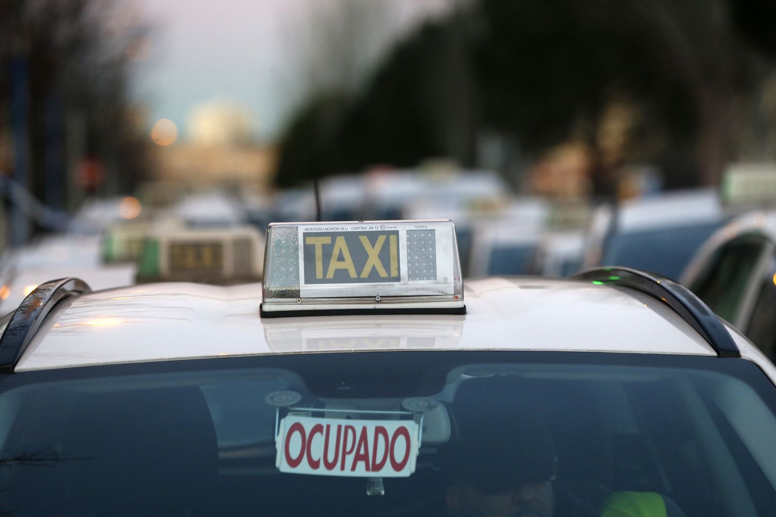 Huelga de taxistas en Madrid